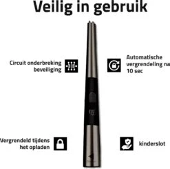 Oplaadbare Lange Elektrische Aansteker - Duurzame Plasma Aansteker – Luxe Aansteker - Inclusief Cadeauverpakking - BBQ – Kaarsen - Zwart 12 Oplaadbare Lange Elektrische Aansteker - Duurzame Plasma Aansteker – Luxe Aansteker - Inclusief Cadeauverpakking - BBQ – Kaarsen - Zwart -Bbq Gereedschap Winkel 1200x1188