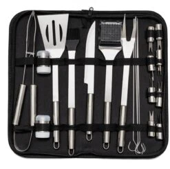 Bbq Accesoires – Bbq Gereedschap – Bbq Set – 22 Delig – RVS -Bbq Gereedschap Winkel 1200x1189 2