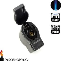 Pyroshopping Blackline Stormaansteker Rubber Hervulbare Gasaansteker Zwart -Bbq Gereedschap Winkel 1200x1191 2