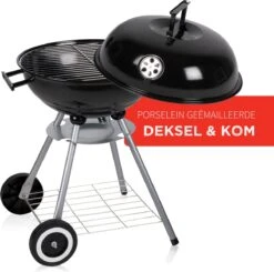 BBQ Collection Houtskoolbarbecue - Kogelbarbecue 45 X 60 Centimeter - Ronde Barbecue - Barbecue Op Wielen - Zwart - Metaal -Bbq Gereedschap Winkel 1200x1191 7