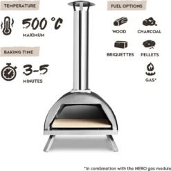 Burnhard Pizzaoven Voor Buiten - Nero -Bbq Gereedschap Winkel 1200x1197 10