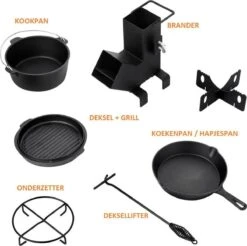 Dutch Mountains Gietijzeren Pannenset 7-delig - Dutch Oven – Braadpan - Grillpan - Hapjespan - Kookset In Houten Transportkist - Deksellifter - Brander 14 Dutch Mountains Gietijzeren Pannenset 7-delig - Dutch Oven – Braadpan - Grillpan - Hapjespan - Kookset In Houten Transportkist - Deksellifter - Brander -Bbq Gereedschap Winkel 1200x1197 7