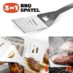 Squago BBQ Accesoires XXL Set Met Schort - Gereedschap - Gereedschapset Tang Borstel Mat 9 Squago BBQ Accesoires XXL Set Met Schort - Gereedschap - Gereedschapset Tang Borstel Mat -Bbq Gereedschap Winkel 1200x1198
