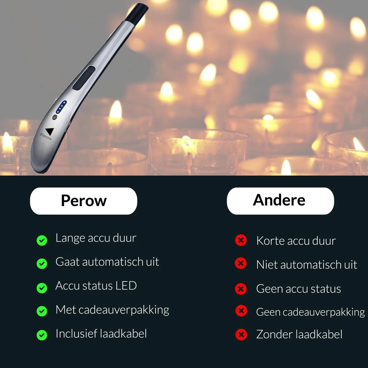 Oplaadbare Lange Elektrische Aansteker - Zilver - Duurzame Plasma Aansteker - Inclusief Cadeauverpakking - BBQ - Kaarsen 9 Oplaadbare Lange Elektrische Aansteker - Zilver - Duurzame Plasma Aansteker - Inclusief Cadeauverpakking - BBQ - Kaarsen - Afbeelding 7