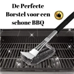 Gohh BBQ Borstel Met Schraper - Schoonmaakborstel - Barbecue Krabber Met Handige Bewaarzak 2 In 1 -Bbq Gereedschap Winkel 1200x1200 21