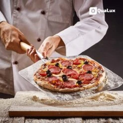 Qualux Pizzaschep Tweedelig – Pizzaschep Voor BBQ – Ophangbaar – Hout/rvs 12 Qualux Pizzaschep Tweedelig – Pizzaschep Voor BBQ – Ophangbaar – Hout/rvs -Bbq Gereedschap Winkel 1200x1200 227