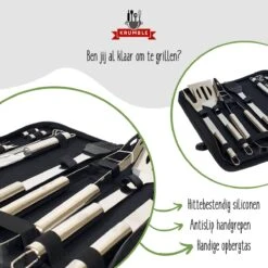 Krumble 18-delige Barbecue Set / Roestvrijstalen BBQ Set Van 18 / Inclusief Handige Opbergtas - RVS -Bbq Gereedschap Winkel 1200x1200 232
