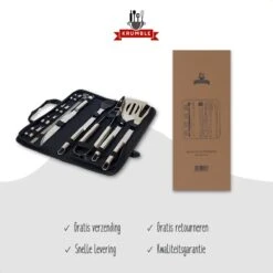 Krumble 18-delige Barbecue Set / Roestvrijstalen BBQ Set Van 18 / Inclusief Handige Opbergtas - RVS -Bbq Gereedschap Winkel 1200x1200 234