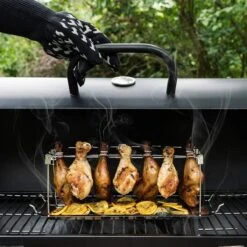 GrillX Kippenvleugelhouder - Kiphouder Voor BBQ & Oven - RVS - BBQ Accesoires -Bbq Gereedschap Winkel 1200x1200 251