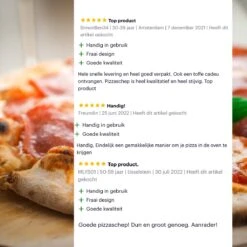 Nowad Pizzaschep RVS Rond - 30,5 Cm - PVC Handvat -Bbq Gereedschap Winkel 1200x1200 256