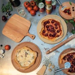 Boska Pizzaschep Amigo - Voor Warme En Koude Pizza - Kort Handvat - Beukenhout - 30 Cm Breed -Bbq Gereedschap Winkel 1200x1200 264