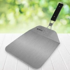 RVS Pizzaschep Inklapbaar Vierkant Handvat - Taartschep - Pizzaspatel BBQ Pannekoeken Spatel -Bbq Gereedschap Winkel 1200x1200 295