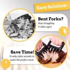 Mountain Grillers Claws-High Quality Meat Claws For American BBQ Pulled Pork-Plastic Meat Claws For Slicing-Vaatwasser Safe Bear Claws Gift Idee -Bbq Gereedschap Winkel 1200x1200 299