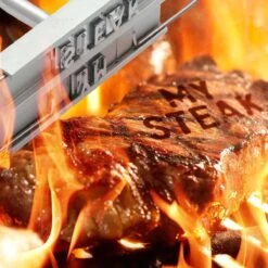 Merkloos BBQ Branding Iron - Barbecuegereedschapset - Bbq Accessoires - Bbq Brandijzer -Bbq Gereedschap Winkel 1200x1200 302