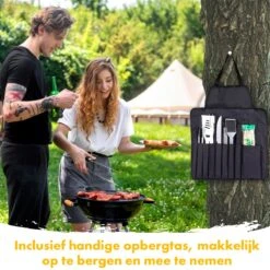 BBQ Accesoires Set Gereedschap Tang Borstel Barbecue Kookgerei - 10 Delig 13 BBQ Accesoires Set Gereedschap Tang Borstel Barbecue Kookgerei - 10 Delig -Bbq Gereedschap Winkel 1200x1200 315