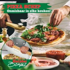 Ecowize Pizzaschep Voor BBQ En Oven - Aluminium Pizzaspatel Vierkant 30cm Met Inklapbaar Handvat - Met Extra Professionele Pizzasnijder -Bbq Gereedschap Winkel 1200x1200 324