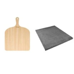 ETNA Pizza Set - Grote Pizzasteen & GRATIS Pizzaschep - 30 Cm X 38 Cm - Echt Italiaanse Pizzasteen - Broodbaksteen - BBQ Pizzasteen - Gemaakt Van Lavasteen Uit De Etna - Non-stick - Eppicotispai -Bbq Gereedschap Winkel 1200x1200 371