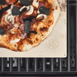 Burnhard Pizzasteen 38 X 30 X 1,5 Cm + Pizzaschep 25 Burnhard Pizzasteen 38 X 30 X 1,5 Cm + Pizzaschep -Bbq Gereedschap Winkel 1200x1200 403