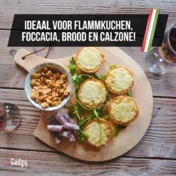 Gadgy Pizzasteen Met Pizzaschep – Cordieriet Voor Knapperige Pizzabodem – Pizzasteen Voor BBQ, Oven Of Kamado - Pizzaspatel - Pizza Set 15 Gadgy Pizzasteen Met Pizzaschep – Cordieriet Voor Knapperige Pizzabodem – Pizzasteen Voor BBQ, Oven Of Kamado - Pizzaspatel - Pizza Set -Bbq Gereedschap Winkel 1200x1200 418