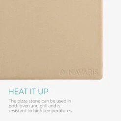 Navaris Pizzasteen XL Voor Oven En Barbecue - Rechthoekige Pizzaplaat 38 X 30 Cm - Inclusief Pizzaschep Met Extra Lang Handvat En Receptenboek -Bbq Gereedschap Winkel 1200x1200 422