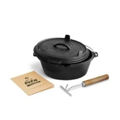 Burnhard Gietijzeren Dutch Oven - Little John 3,8 L 26 Burnhard Gietijzeren Dutch Oven - Little John 3,8 L -Bbq Gereedschap Winkel 1200x1200 457