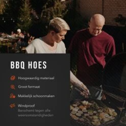 Merkloos BBQ Accesoires - BBQ Hoes - BBQ Hoes Waterdicht - Hoes - Hoes BBQ - UV- En Waterdicht - 145 X 61 X 117 Cm -Bbq Gereedschap Winkel 1200x1200 507