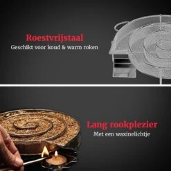 GrillX Cold Smoke Generator Met 1KG Kersen Rookmot - 6 Liter - Smokerbox - RVS Rookbox - Rookgenerator - Koud Roken - BBQ Accesoires -Bbq Gereedschap Winkel 1200x1200 556