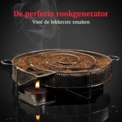 GrillX Cold Smoke Generator Met 1KG Kersen Rookmot - 6 Liter - Smokerbox - RVS Rookbox - Rookgenerator - Koud Roken - BBQ Accesoires -Bbq Gereedschap Winkel 1200x1200 557
