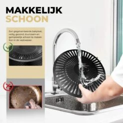 Ozocozy BBQ-ONE Houtskool Tafelbarbecue - Ø30 Cm- Zwart - Incl. Draagtas, Siliconen Bakkwast En RVS-Barbecuetang -Bbq Gereedschap Winkel 1200x1200 604