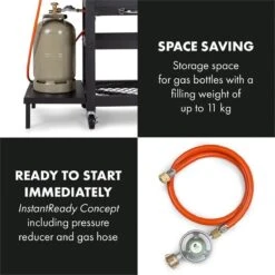 Klarstein Kingsville Double Barbecue - Houtskool- En Gasbarbecue - Smoker BBQ - Inclusief Deksels En Thermometer - Met 2 Roosters - Zwart 16 Klarstein Kingsville Double Barbecue - Houtskool- En Gasbarbecue - Smoker BBQ - Inclusief Deksels En Thermometer - Met 2 Roosters - Zwart -Bbq Gereedschap Winkel 1200x1200 616