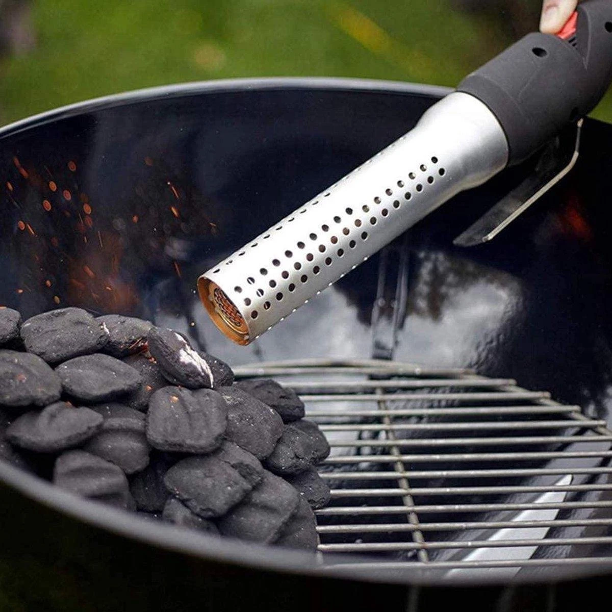 Elektrische BBQ - Looftlighter Alternatief - Grill Aansteker - Houtskool En Briketten Aansteken Zonder De Smaak Van Jouw Gerechten Aan Te Tasten Door Gebruik Van Chemische Aanmaakblokjes! 7 Elektrische BBQ - Looftlighter Alternatief - Grill Aansteker - Houtskool En Briketten Aansteken Zonder De Smaak Van Jouw Gerechten Aan Te Tasten Door Gebruik Van Chemische Aanmaakblokjes! - Afbeelding 5