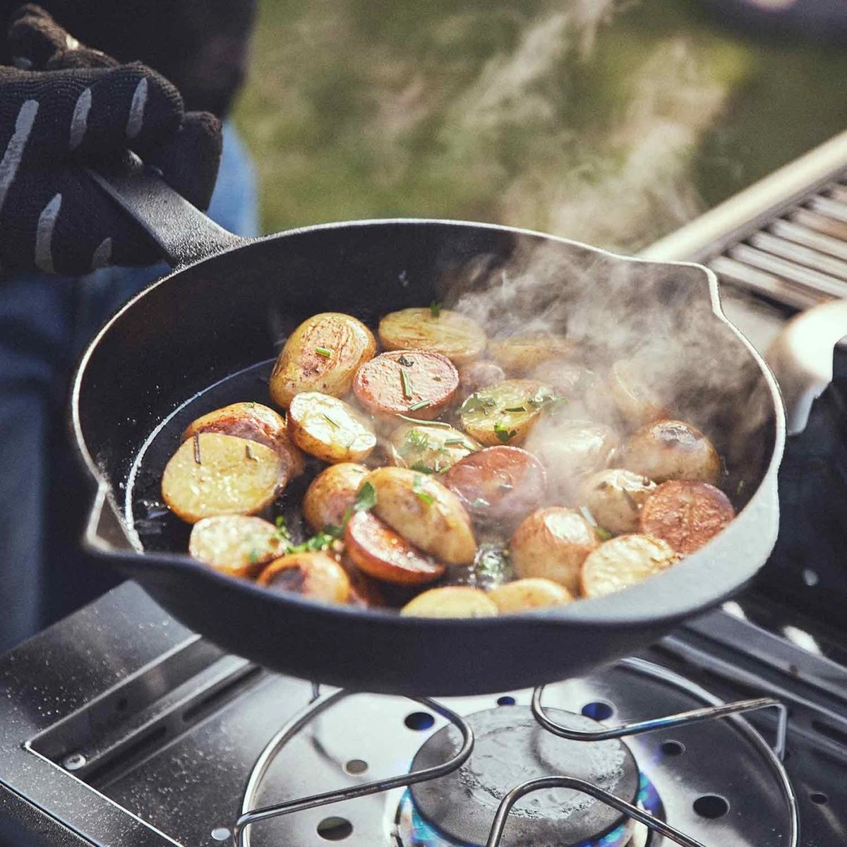 Burnhard Gas BBQ Big FRED Deluxe - 4 Branders - Incl. Keramische Infraroodbrander & Afdekhoes - Deluxe 17 Burnhard Gas BBQ Big FRED Deluxe - 4 Branders - Incl. Keramische Infraroodbrander & Afdekhoes - Deluxe - Afbeelding 15