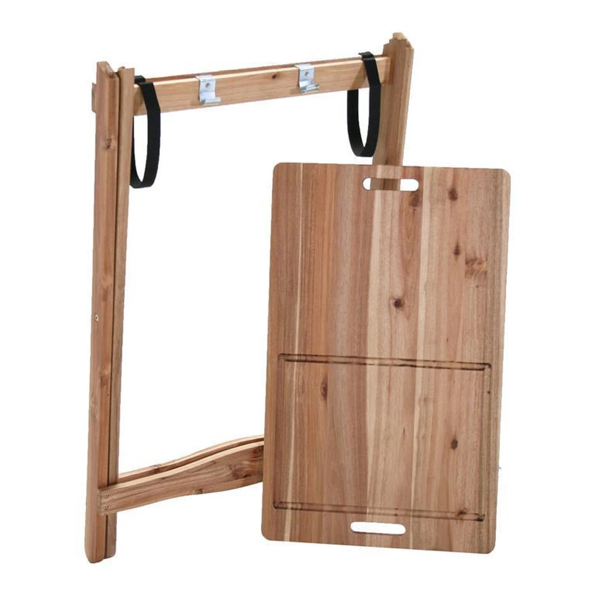 SenS-Line Inklapbare BBQ Bijzettafel - Acacia 5 SenS-Line Inklapbare BBQ Bijzettafel - Acacia - Afbeelding 3