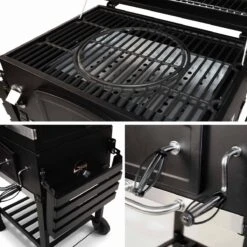 Alice's Garden Houtskool BBQ Bernard - Smoker - Verstelbare Houtskoolbak - Zwart -Bbq Gereedschap Winkel 1200x1200 677