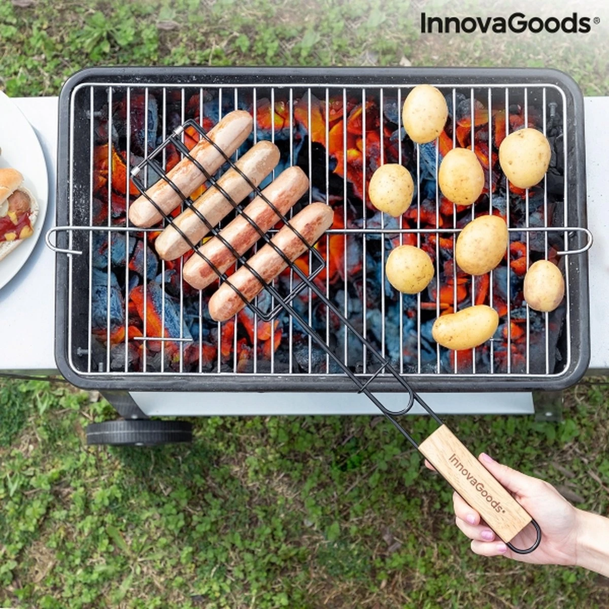 Innovagoods BARBECUEGRIL VOOR WORSTJES SOSKET - Bbq Accesoires - Bbq Accesoires Rooster 7 Innovagoods BARBECUEGRIL VOOR WORSTJES SOSKET - Bbq Accesoires - Bbq Accesoires Rooster - Afbeelding 5