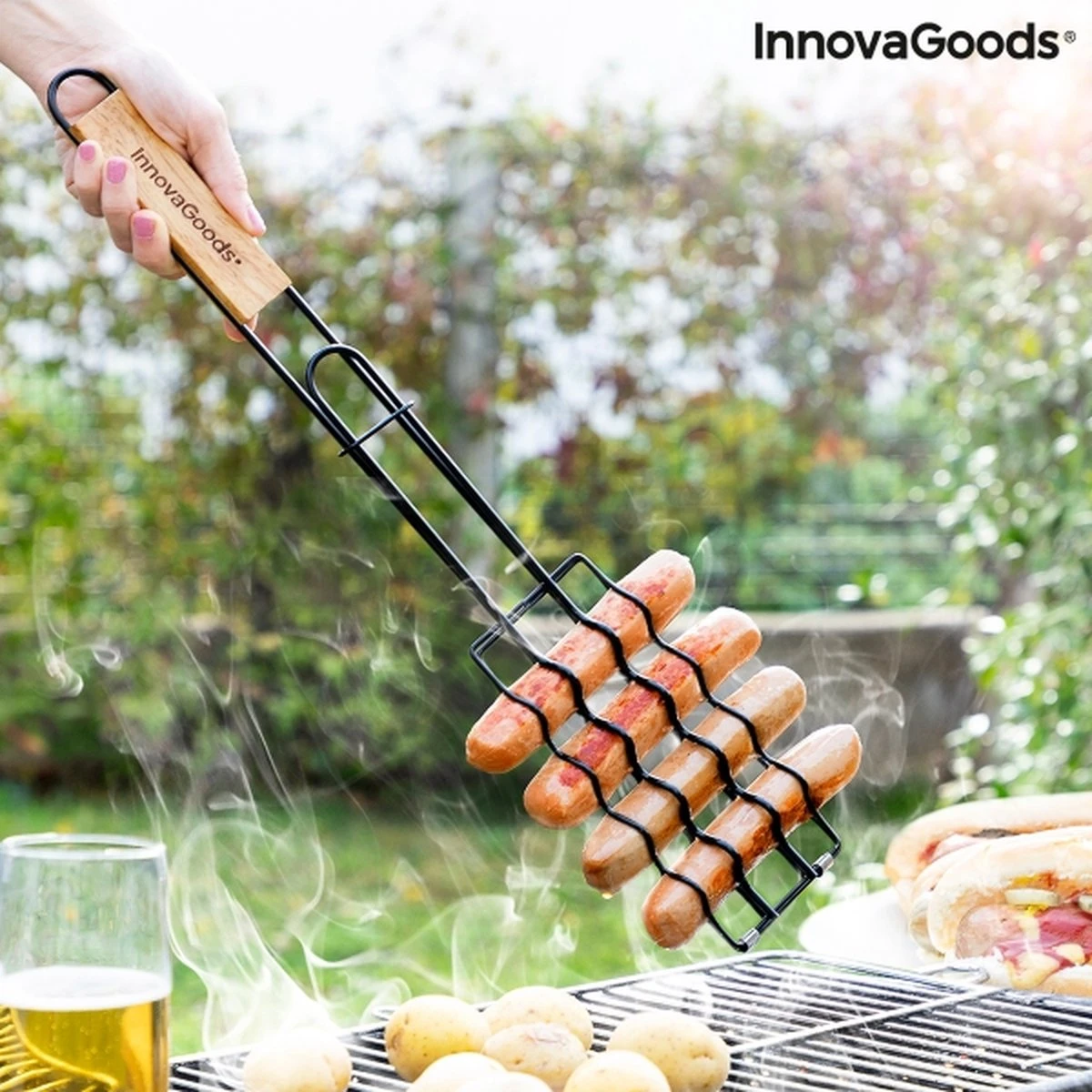 Innovagoods BARBECUEGRIL VOOR WORSTJES SOSKET - Bbq Accesoires - Bbq Accesoires Rooster 10 Innovagoods BARBECUEGRIL VOOR WORSTJES SOSKET - Bbq Accesoires - Bbq Accesoires Rooster - Afbeelding 8