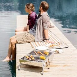 BBQ Collection Houtskoolbarbecue - Cilinder - Chroom 18 BBQ Collection Houtskoolbarbecue - Cilinder - Chroom -Bbq Gereedschap Winkel 1200x1200 736