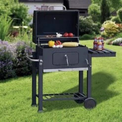 Tepro Toronto Click Barbecue Bbq Houtskool - Grilloppervlak (LxB) 56 X 42 Cm - Met Thermometer In De Deksel - RVS - Houtskoolbarbecue -Bbq Gereedschap Winkel 1200x1200 751