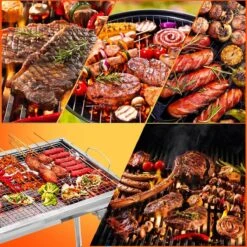 Uten - Houtskoolbarbecue - Opvouwbare Barbecue - Houtskoolbarbecues - Draagbare Camping Barbecue - 430 Roestvrij Staal Grill BBQ - 5-10 Persoon Tuin Buitenfeest - Zilver 15 Uten - Houtskoolbarbecue - Opvouwbare Barbecue - Houtskoolbarbecues - Draagbare Camping Barbecue - 430 Roestvrij Staal Grill BBQ - 5-10 Persoon Tuin Buitenfeest - Zilver -Bbq Gereedschap Winkel 1200x1200 758