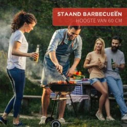 BBQ Collection Houtskoolbarbecue - Kogelbarbecue 45 X 60 Centimeter - Ronde Barbecue - Barbecue Op Wielen - Zwart - Metaal -Bbq Gereedschap Winkel 1200x1200 763