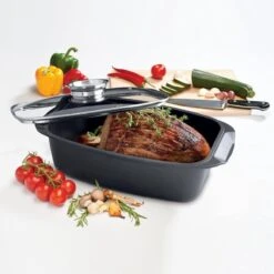 Alpina - Braadslede - Braadpan - Met Glazen Deksel - Aromaknop - 5,5 Liter - Zwart 41 Alpina - Braadslede - Braadpan - Met Glazen Deksel - Aromaknop - 5,5 Liter - Zwart -Bbq Gereedschap Winkel 1200x1200 840