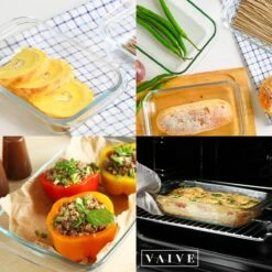 VAIVE 3-delige Ovenschaal Set - Rechthoekig - Glas -Bbq Gereedschap Winkel 1200x1200 874