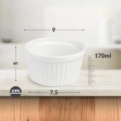 Chefarone Mini Ronde Ovenschalen - Mini Vormpjes Set Van 10 - Bakvormen Keramiek 200 ML - Crème Brulée Schaaltje - Multicolor -Bbq Gereedschap Winkel 1200x1200 894