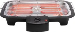 Tristar BQ-2813 Electrische Tafelbarbecue - Grilloppervlak (LxB) 38x22 Cm - 2000W - Zwart -Bbq Gereedschap Winkel 1200x520