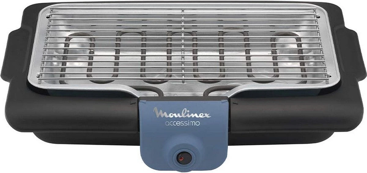 Moulinex BG134812 Barbecue Tafelblad Electrisch 2100W Zwart, Blauw, Zilver Barbecue 10 Moulinex BG134812 Barbecue Tafelblad Electrisch 2100W Zwart, Blauw, Zilver Barbecue - Afbeelding 8