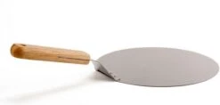 Inpro Pizzaschep RVS - Rond - Voor BBQ En Oven - Pizzaspatel - Taartschep - Houten Handvat - BBQ Gereedschap - Keukengerei - 30 Cm Diameter - Spatel -Bbq Gereedschap Winkel 1200x575