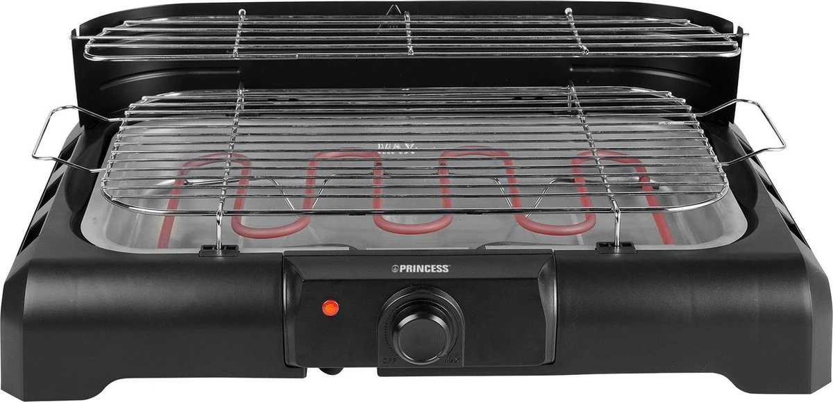 Princess 112250 Elektrische BBQ Met Zijplanken - BBQ - 40x25cm - Met En Zonder Statief Te Gebruiken - Met Zijplankjes - Ook Te Gebruiken Als Tafelgrill - 2200W 5 Princess 112250 Elektrische BBQ Met Zijplanken - BBQ - 40x25cm - Met En Zonder Statief Te Gebruiken - Met Zijplankjes - Ook Te Gebruiken Als Tafelgrill - 2200W - Afbeelding 3
