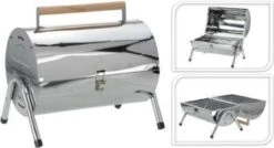 BBQ Collection Houtskoolbarbecue - Cilinder - Chroom 29 BBQ Collection Houtskoolbarbecue - Cilinder - Chroom -Bbq Gereedschap Winkel 1200x651