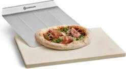 Burnhard Pizzasteen 38 X 30 X 1,5 Cm + Pizzaschep 29 Burnhard Pizzasteen 38 X 30 X 1,5 Cm + Pizzaschep -Bbq Gereedschap Winkel 1200x662