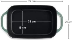 Springlane Gietijzer Ovenschaal Mint - 39,2 X 21,2 Cm, 4 L -Bbq Gereedschap Winkel 1200x665 1